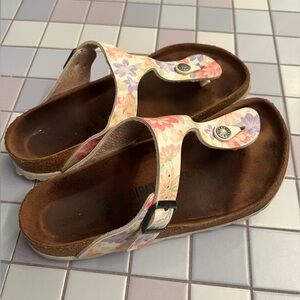 Floral Birkenstocks - size 38.